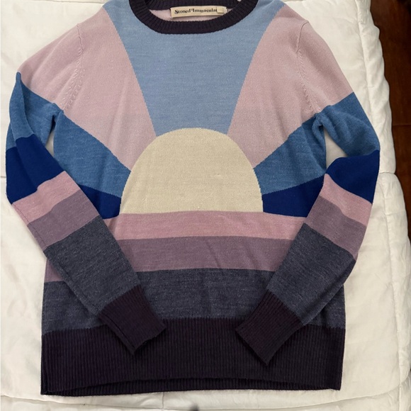 Colorful Crew Neck Sweater - Picture 1 of 4